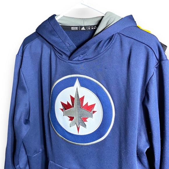 adidas Other - Adidas Winnipeg Jets NHL Prime official Hoodie Men Medium